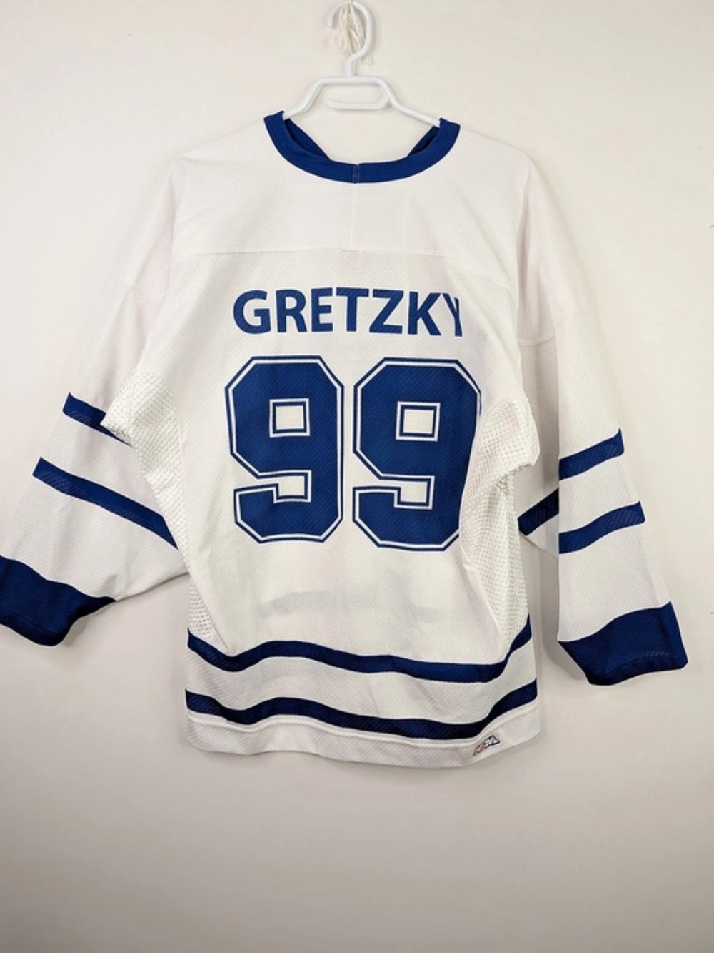Gretzky 99 Ford hockey jersey Men's White & Blue Size Large